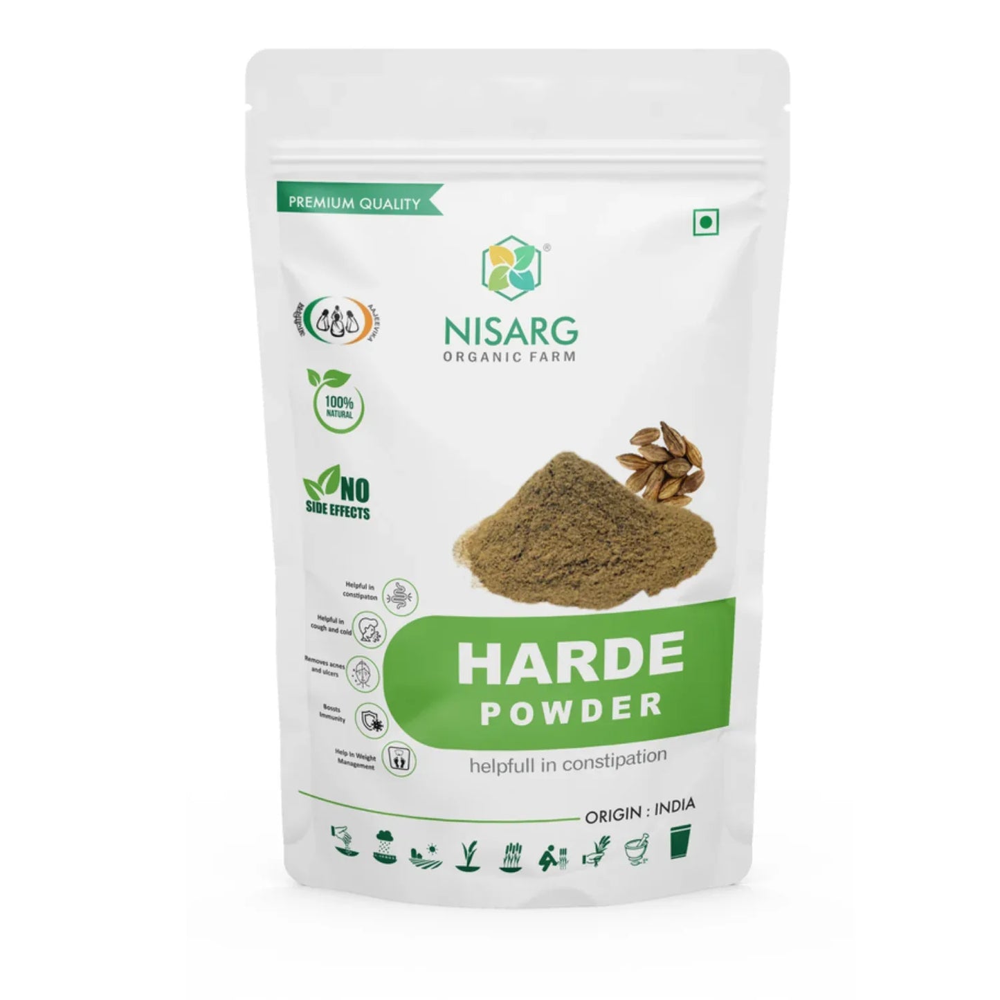 Nisarg Organic Farm Harde Powder - Orgoshops