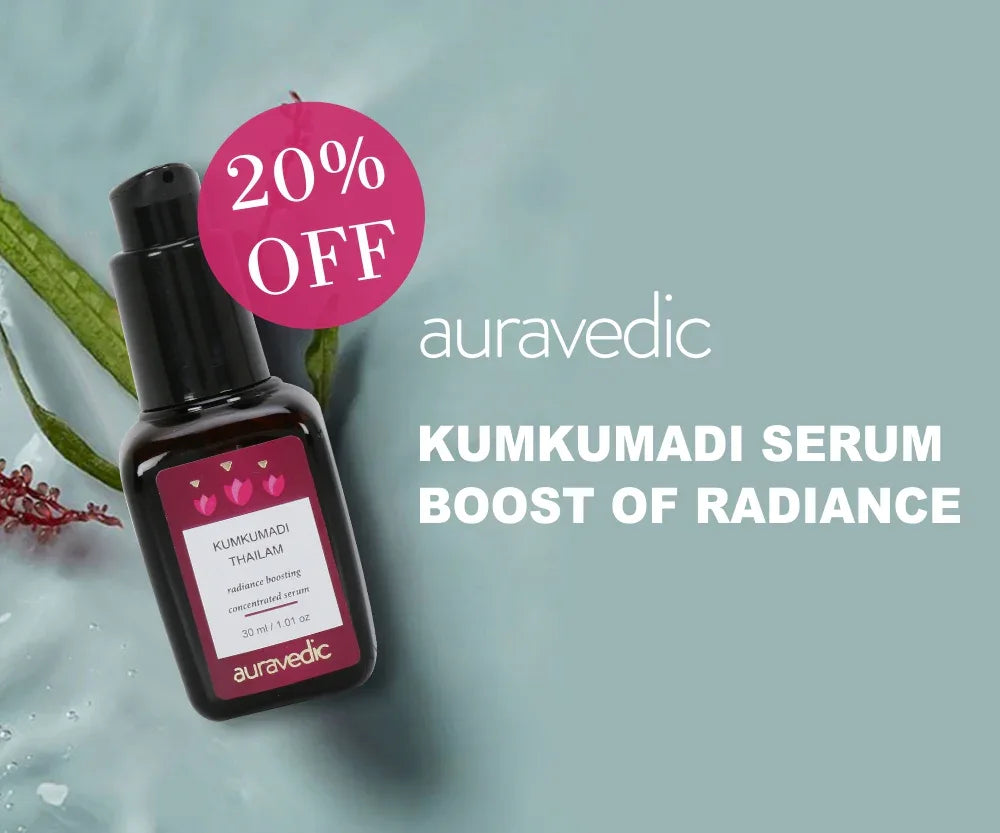 Auravedic Kumkumadi Thailam - 30ml - Orgoshops