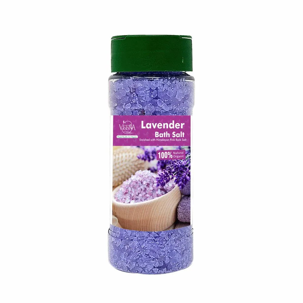Veena Lavender Epsom Bath Salt - 200g - Orgoshops