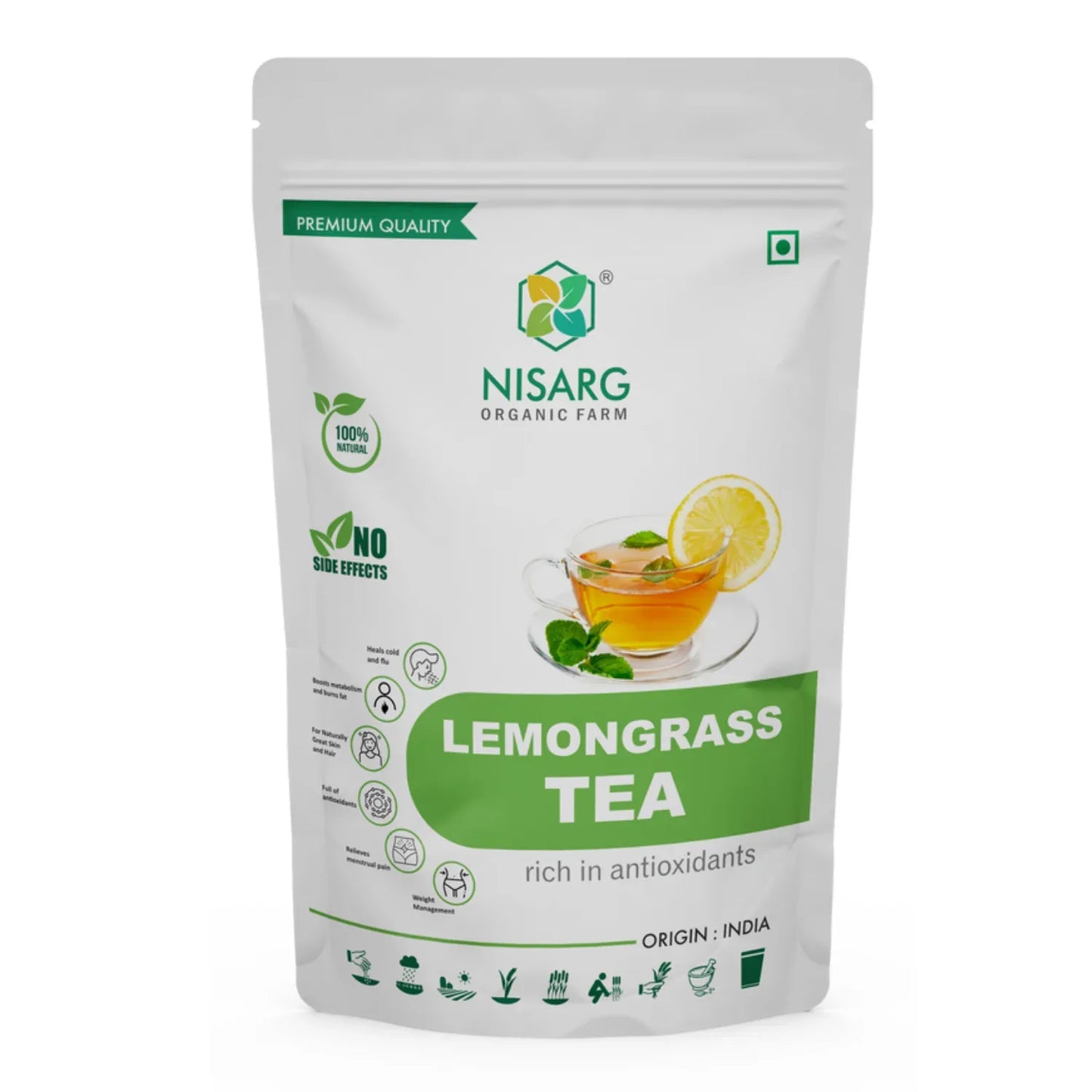 Nisarg Organic Farm Lemongrass Tea - Orgoshops