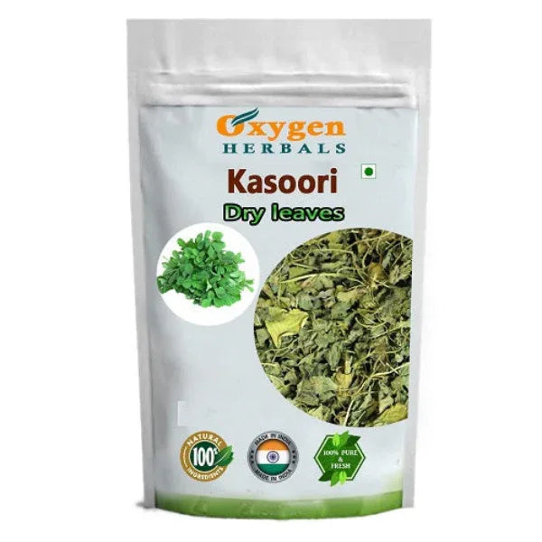 Oxygen Herbals Kasuri Methi / Paan Methi Dry Leaves - 150 g - Orgoshops