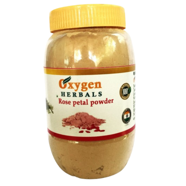 Oxygen Herbals Pure Natural Rose Petal Powder For Skin - 250 g