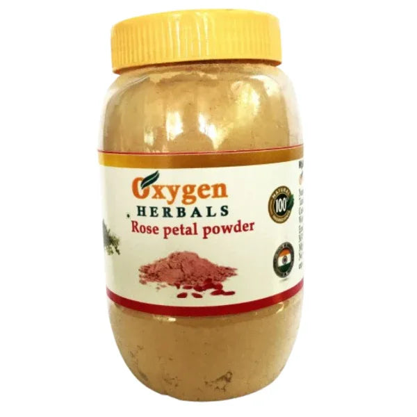 Oxygen Herbals Pure Natural Rose Petal Powder For Skin - 250 g - Orgoshops