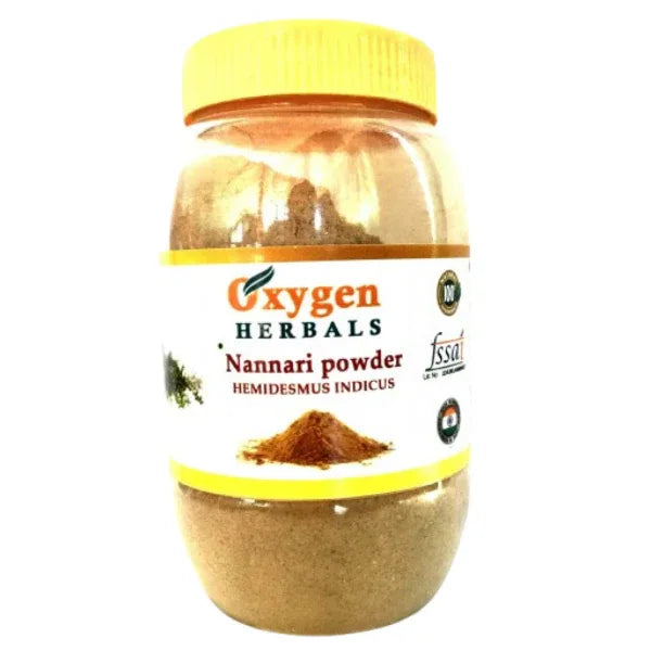 Oxygen Herbals Nannari Root Powder / Hemidesmus Indicul - 250 g - Orgoshops