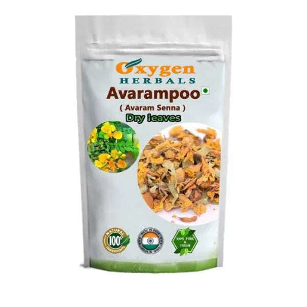 Oxygen Herbals Avarampoo Dry Leaves - 130 g - Orgoshops