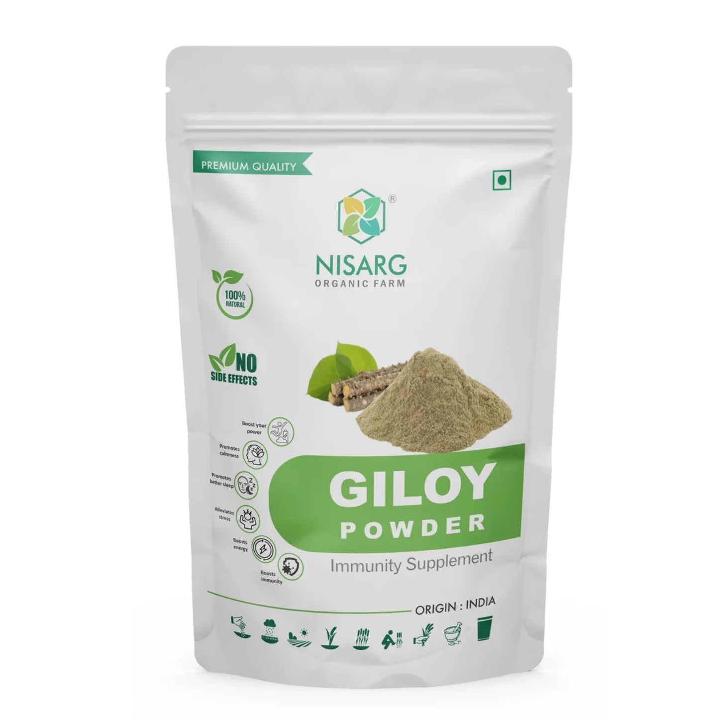 Nisarg Organic Farm Giloy Powder - Orgoshops