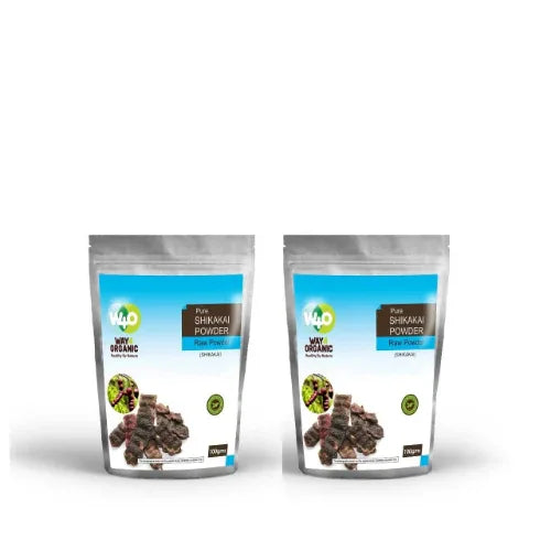 Way 4 Organic Pure Shikakai Raw Powder - 100 g ( Pack of 2 ) - Orgoshops