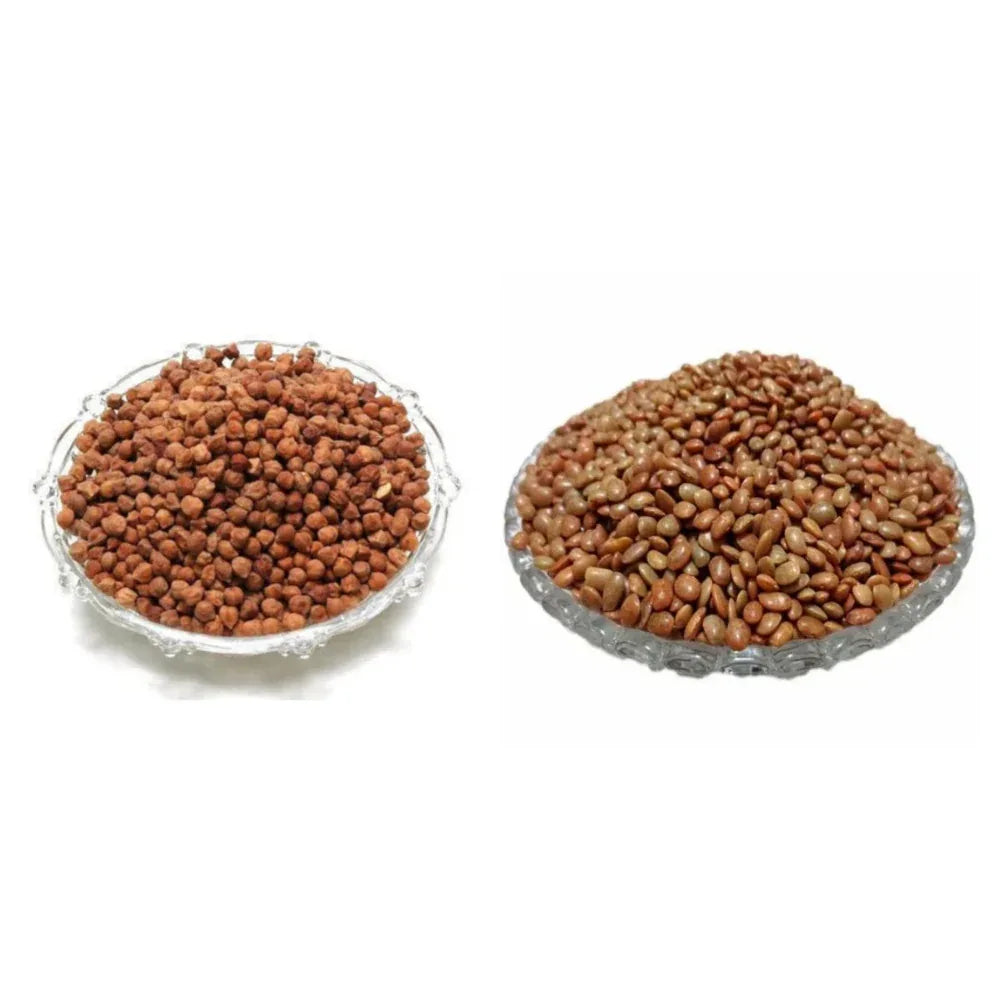 Sangat Chick Peas Brown With Horse Gram Each - 1 kg (Pack of 2) - Orgoshops
