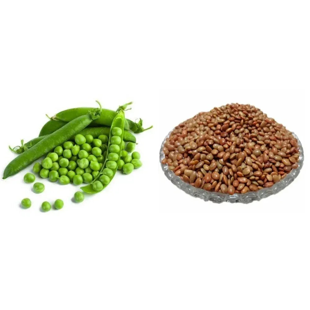 Sangat Green Peas And Horse Gram Each - 1 kg (Pack of 2) - Orgoshops