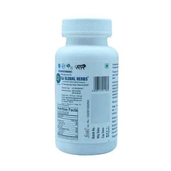 Gj Global Brahmi Capsules - 50 Capsules - Orgoshops