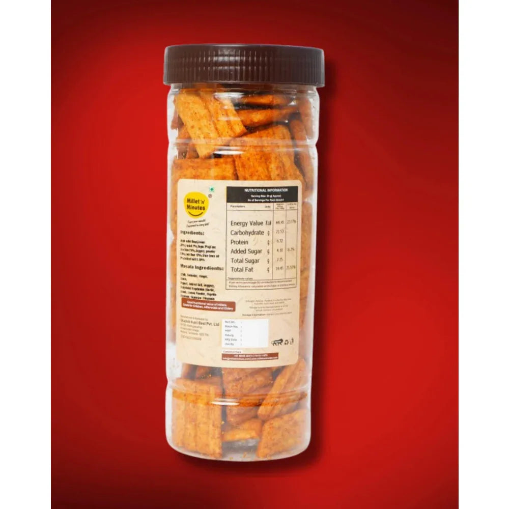 Millet 'n' Minutes Multi - Millet Peri Peri - 80 g (Pack of 2) - Orgoshops