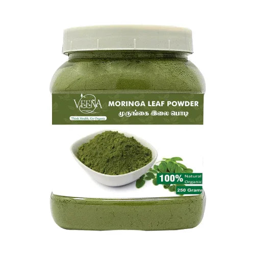 Veena : Products Moringa Leaf Powder - 250g - Orgoshops