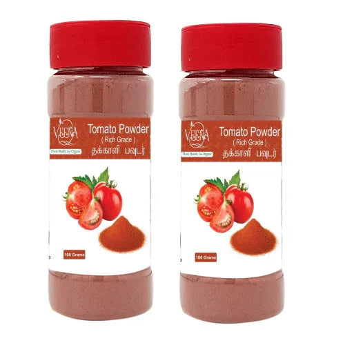 Veena : Products Tomato Powder Rich Grade - 100g ( Pack of 2 ) - Orgoshops