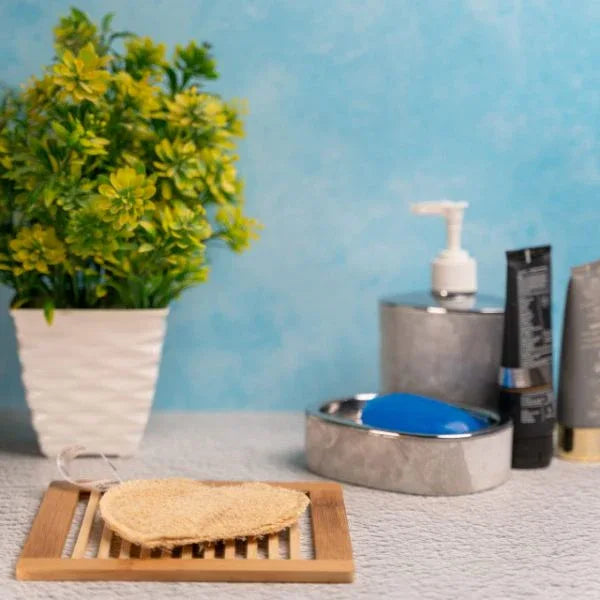 Heart Shaped Natural Loofah (Pack Of 2)-300gm - Orgoshops