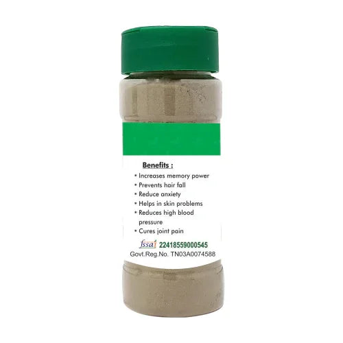 Veena Brahmi Powder - 75g ( Pack of 2 ) - Orgoshops