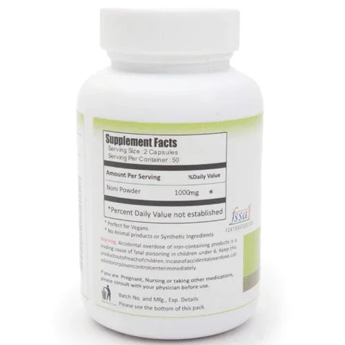 WAY 4 Organic Noni Capsules - 100 Capsules (500mg) - Orgoshops