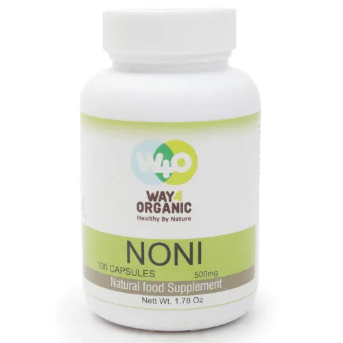 WAY 4 Organic Noni Capsules - 100 Capsules (500mg) - Orgoshops