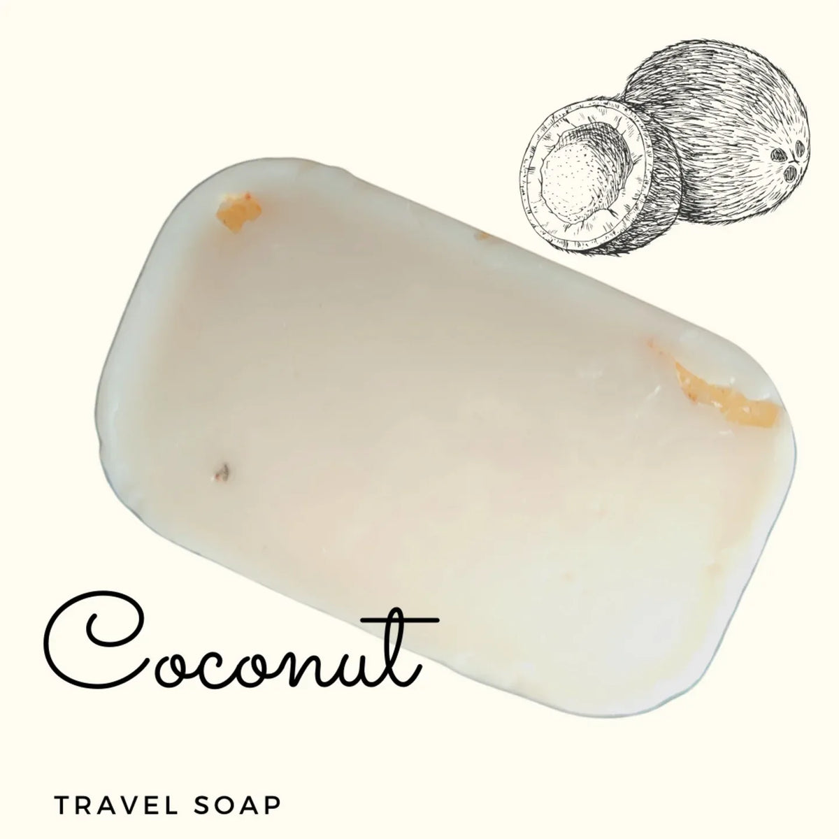 Fuschia - Coconut Natural Handmade Herbal Soap-20g(PACK OF 3) - Orgoshops