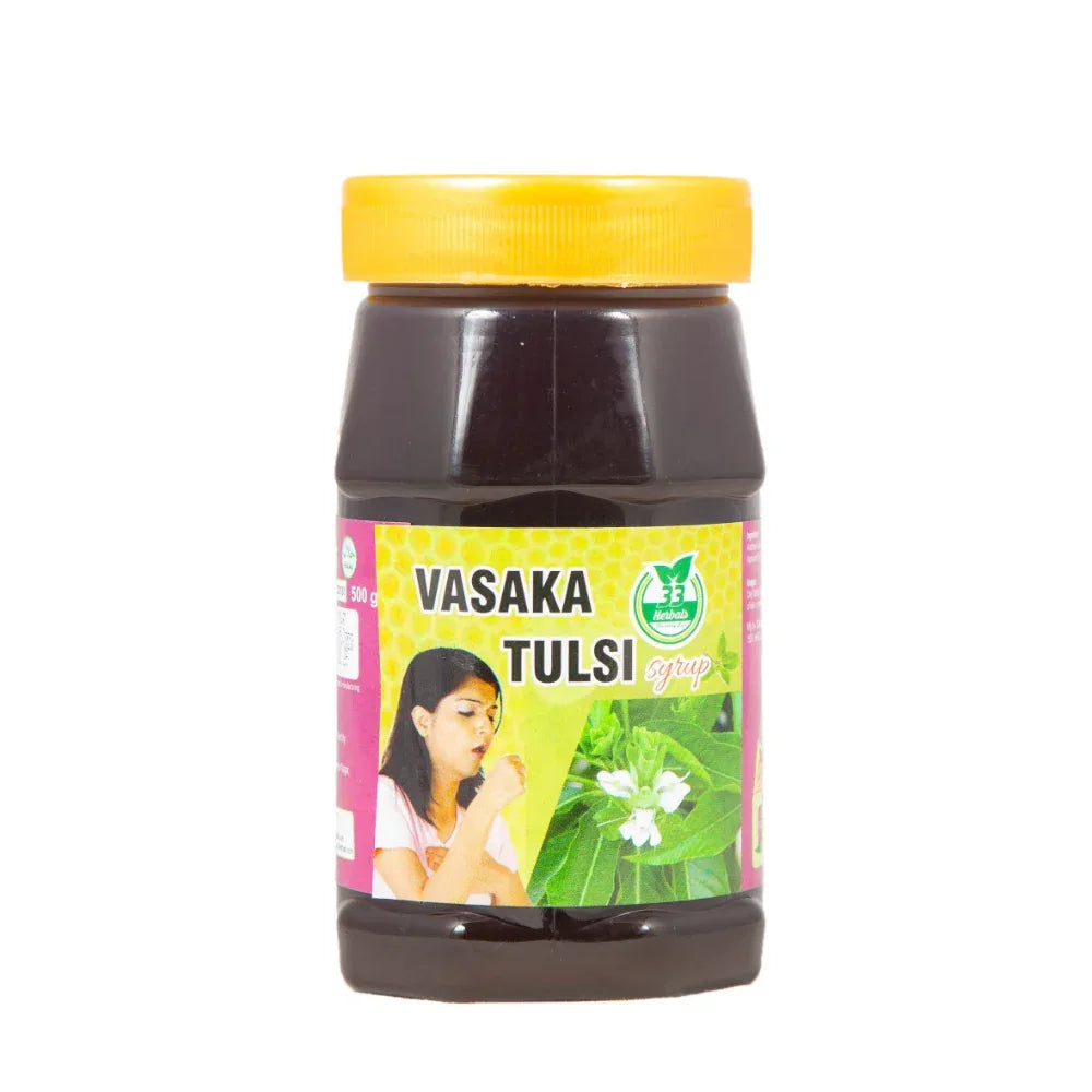 33 Herbals Adathoda Thulasi Syrup - 500 g - Orgoshops