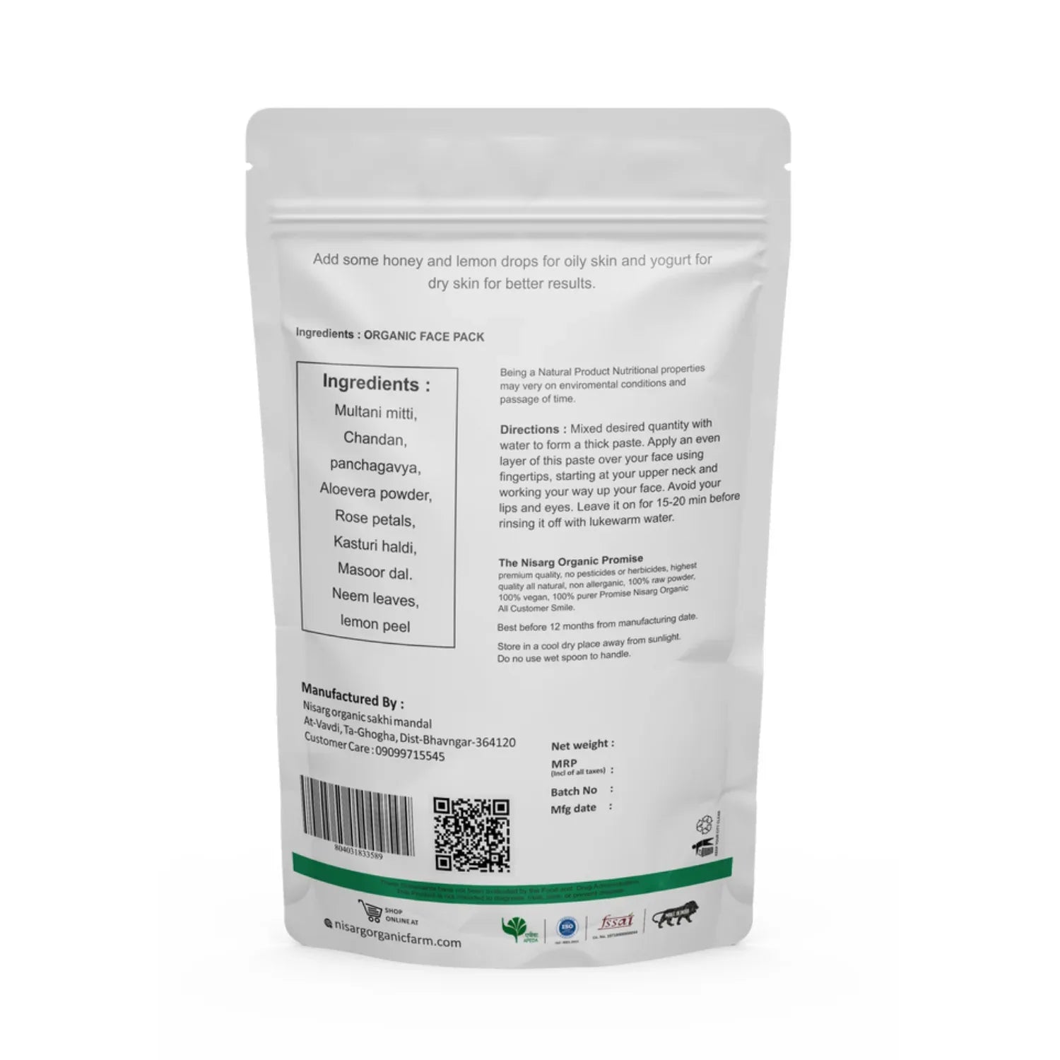 Nisarg Organic Farm Lemon Peel Powder - Orgoshops