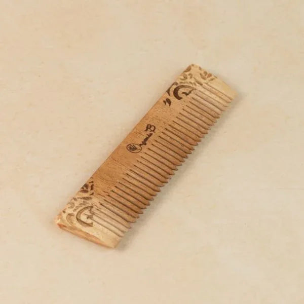 Pocket Size Neem Wood Comb-Pack of 2 - Orgoshops