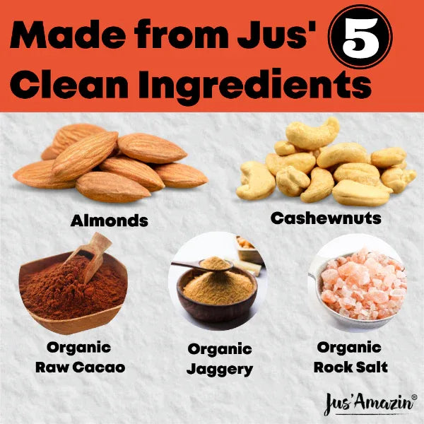 Jus Amazin 100% Natural 5-Minute Chocolate Mousse (200g) | Only 5 Ingredients - Orgoshops
