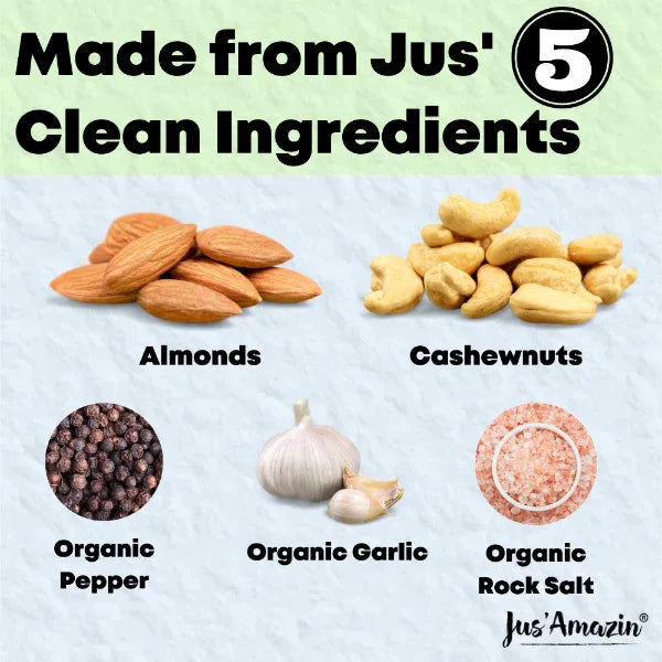 Jus Amazin 100% Natural 5-Minute Pasta Sauce - Creamy Alfredo (200g) - Orgoshops