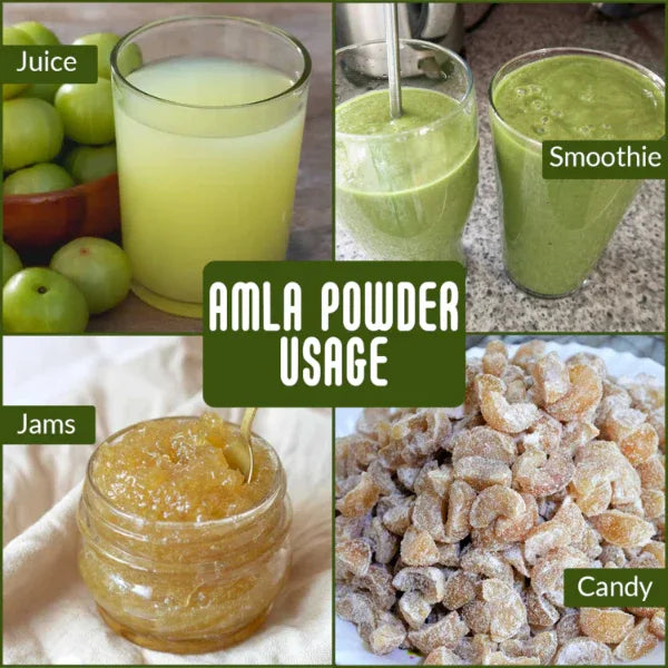 Nattfru : Amla Juice Powder | Healthy Heart & Hair Only 100% Fruit - Orgoshops