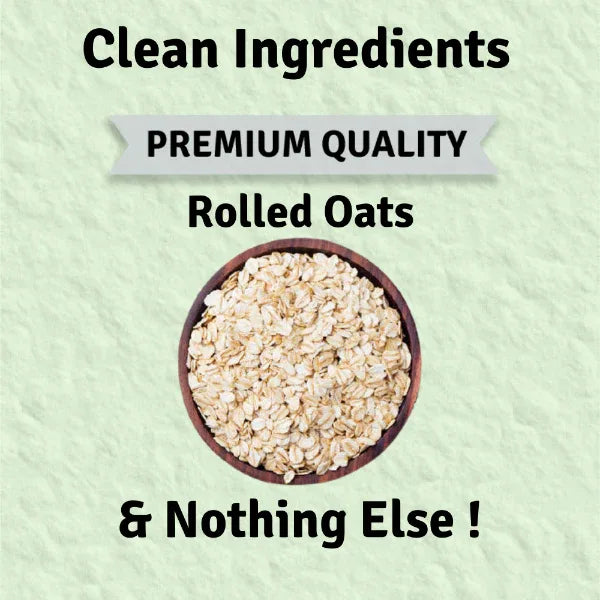 Jus Amazin Rolled Oats (500g) | Single Ingredient - 100% Natural Rolled Oats - Orgoshops