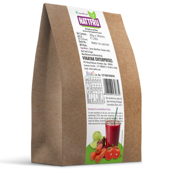 Nattfru : Vegetable Juice | Immunity Booster | Only 100% Fruit