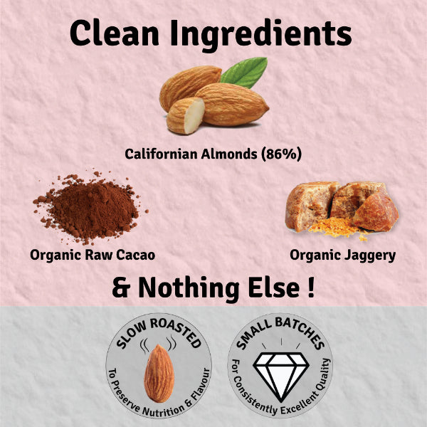 Jus Amazin Creamy Almond Butter – Dark Chocolate (125g) | 18% Protein