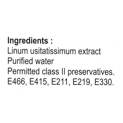 GJ Global Herbs Flax Seed Syrup - 500 ml