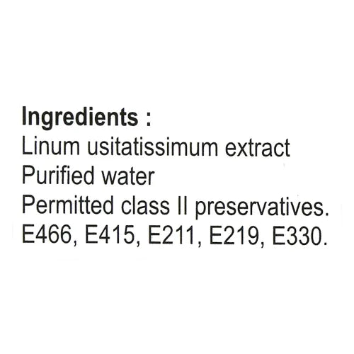 GJ Global Herbs Flax Seed Syrup - 500 ml - Orgoshops