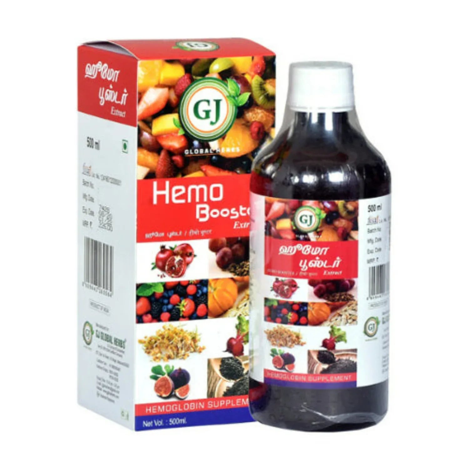 GJ Hemo Booster Extract - 500 ml - Orgoshops