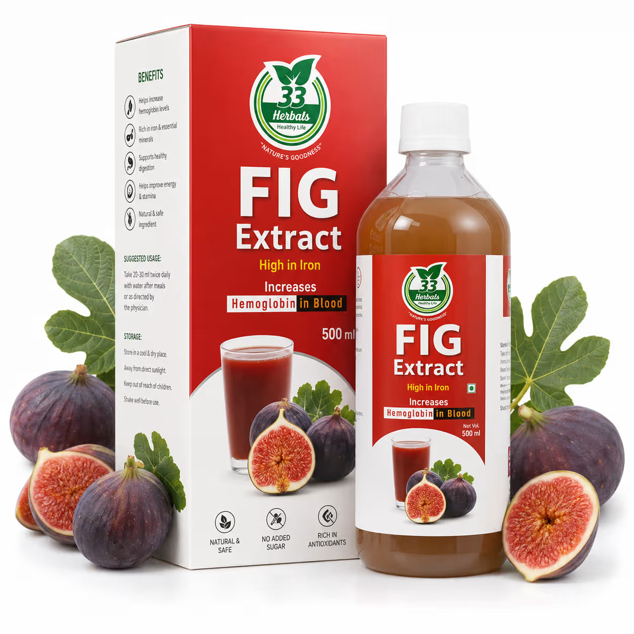 33 Herbals Fig Juice - 500 ml