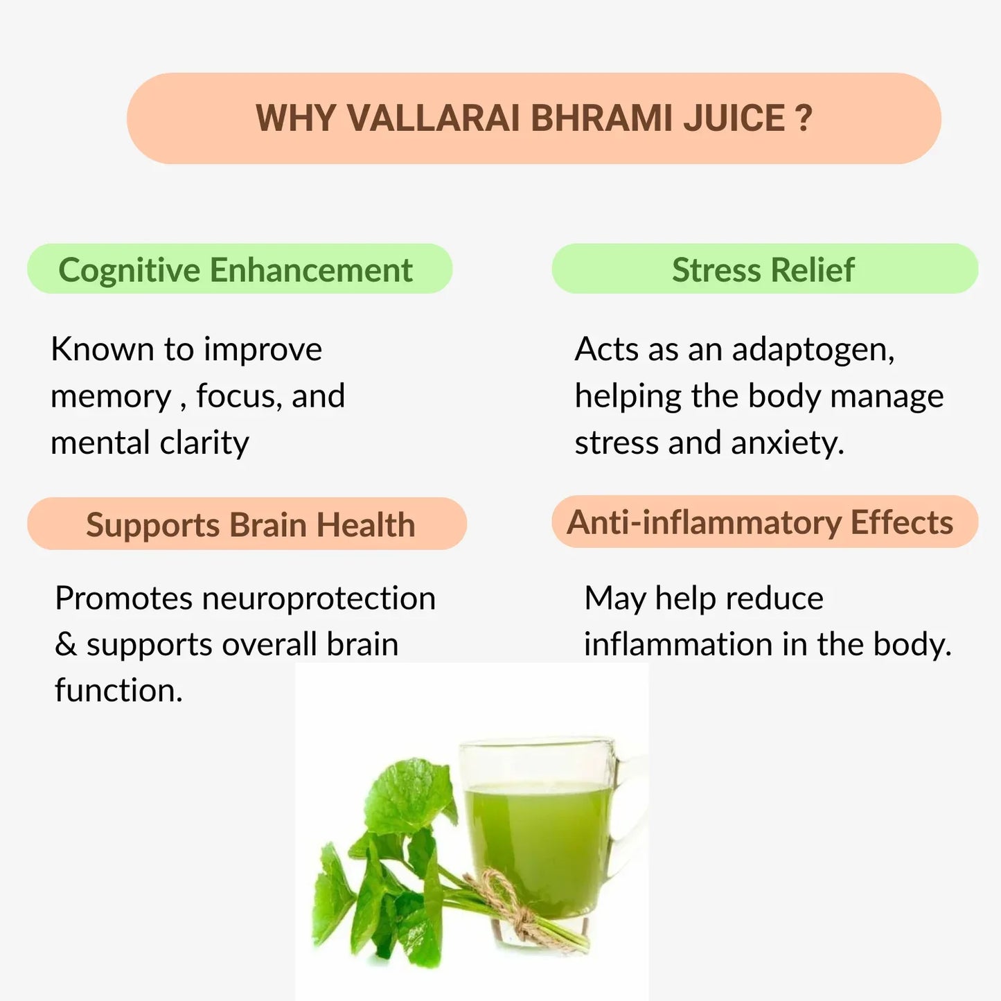 33 Herbals Vallarai Bhrami Juice - 500 ml - Orgoshops