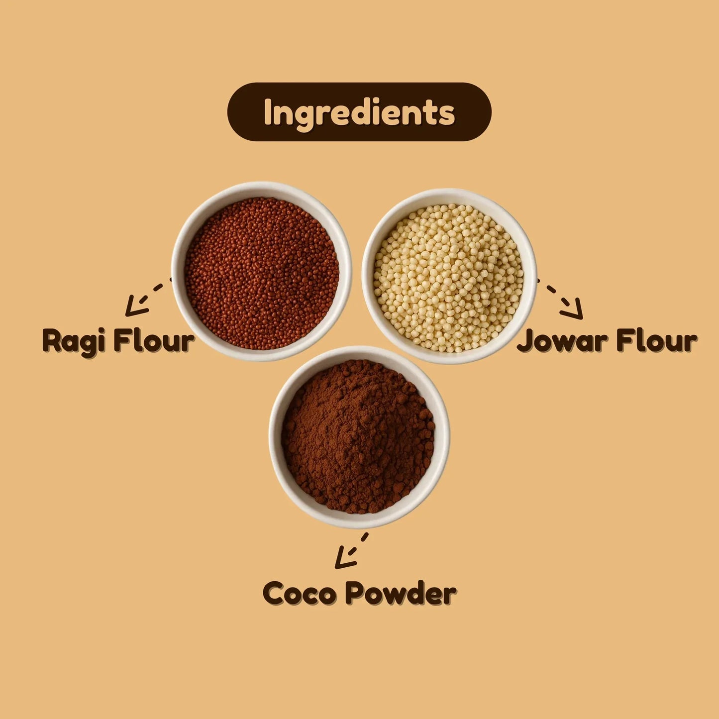 Millet 'n' Minutes Millet Chocolate Pancake Mix - 350 g - Orgoshops