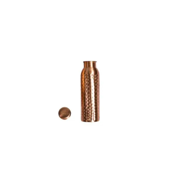 Plain & Hammered Copper Bottle Combo Pack (949ml each)-300gm - Orgoshops
