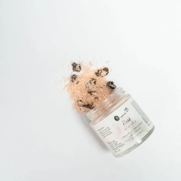 Organic B Rose Bath Salt-300gm - Orgoshops