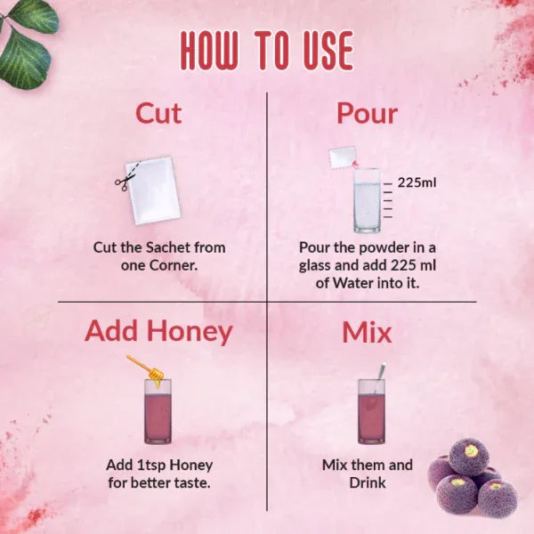 Nattfru : Sugar Free Phalsa Fruit Juice | Face Glow– Only 100% Fruit - Orgoshops