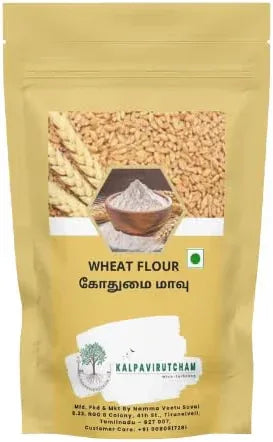 Kalpavirutcham Wheat Flour (Gothumai Maavu) | Freshly Milled Chakki Atta - 250 G - Orgoshops