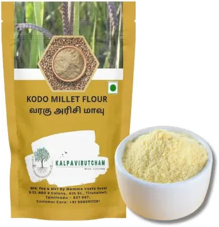 Kalpavirutcham Kodo Millet Flour (Varagu Arisi Maavu) | Natural and Healthy Millet Flour for Daily Cooking - 250g - Orgoshops
