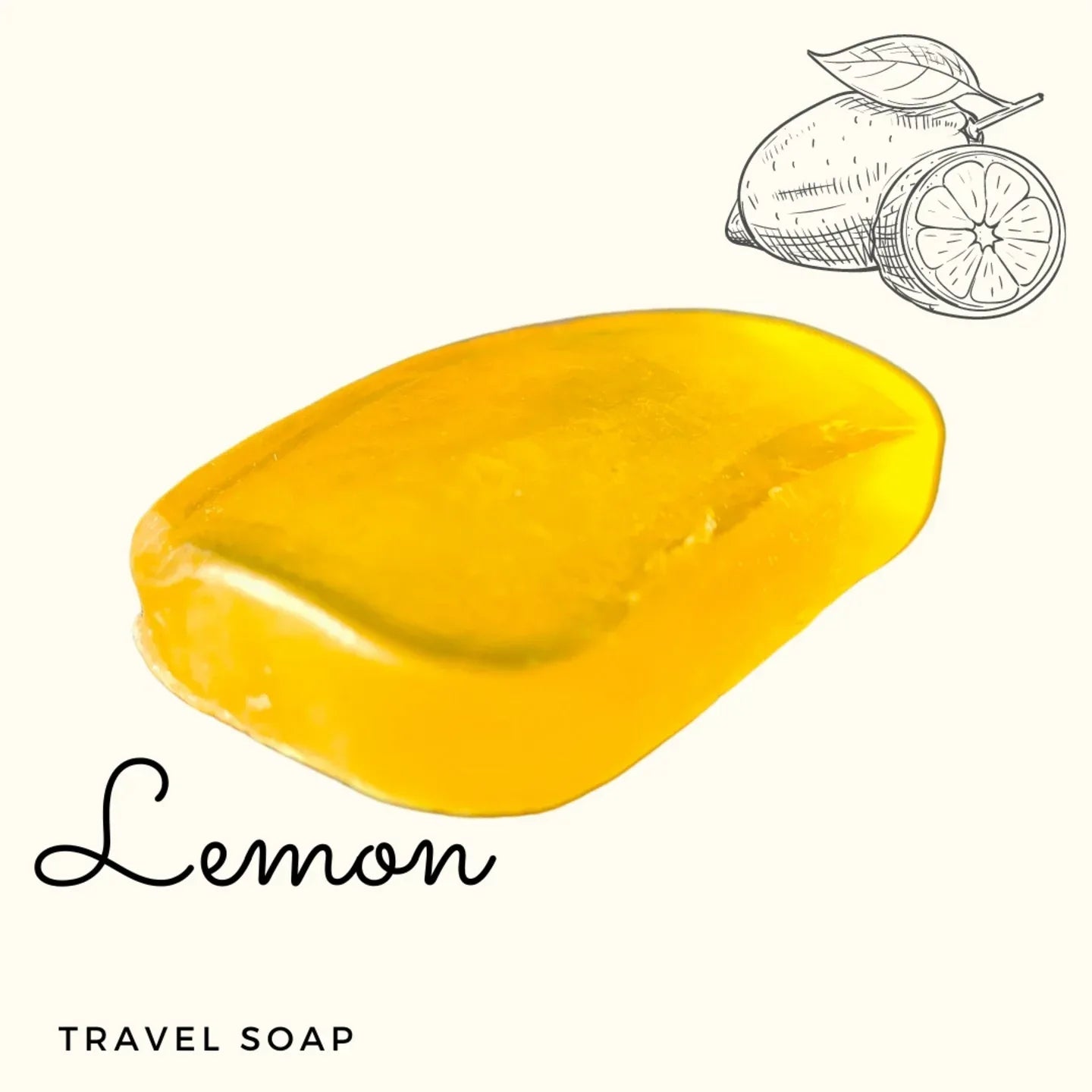 Fuschia - Lemon Natural Handmade Glycerine Soap-20g(PACK OF 3) - Orgoshops