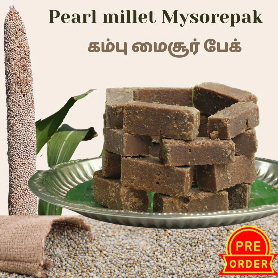 Muppatan Kambu Mysore Pak / Pearl Mysore Pak - Orgoshops