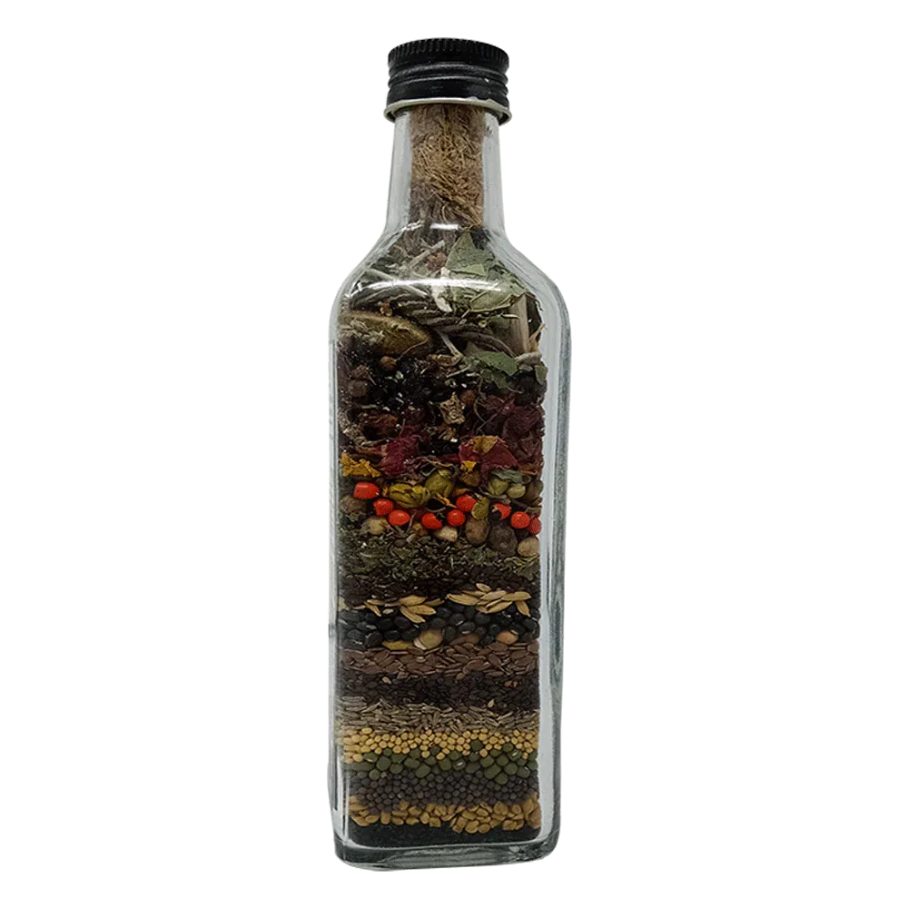 Veena Ayurvedic 50 Herbs Hair Oil Mix Oil Not Included - 750 Ml - Orgoshops