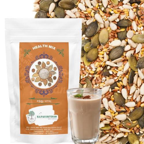 Kalpavirutcham Health Mix (Sathu Maavu) | 100% Natural Multigrain Nutrition Powder - 1kg - Orgoshops