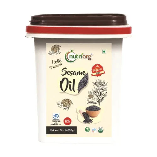 Nutriorgo Certified Organic Sesame - Oil 5ltr - Orgoshops