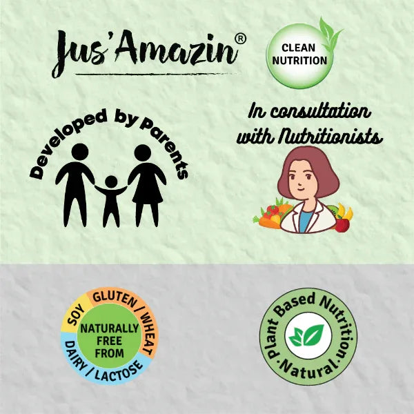 Jus Amazin Rolled Oats (500g) | Single Ingredient - 100% Natural Rolled Oats - Orgoshops