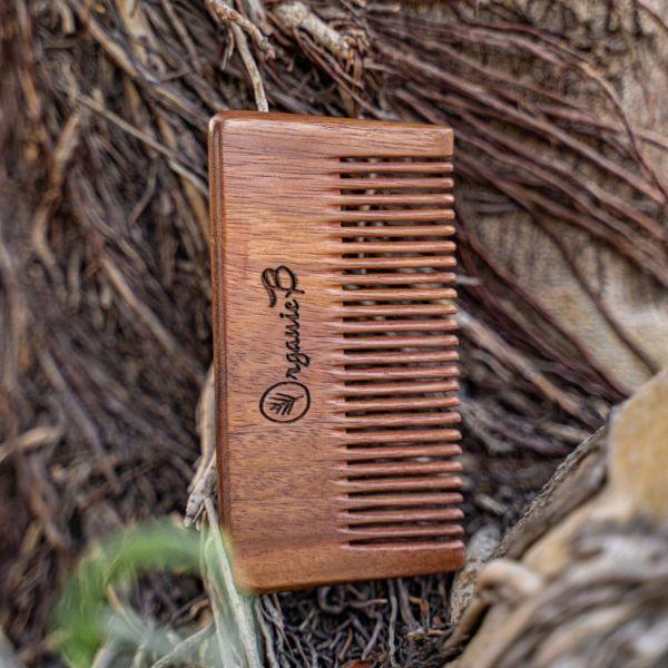 Pocket Size Rosewood/Sheesham Wood Comb For Beard-300gm - Orgoshops