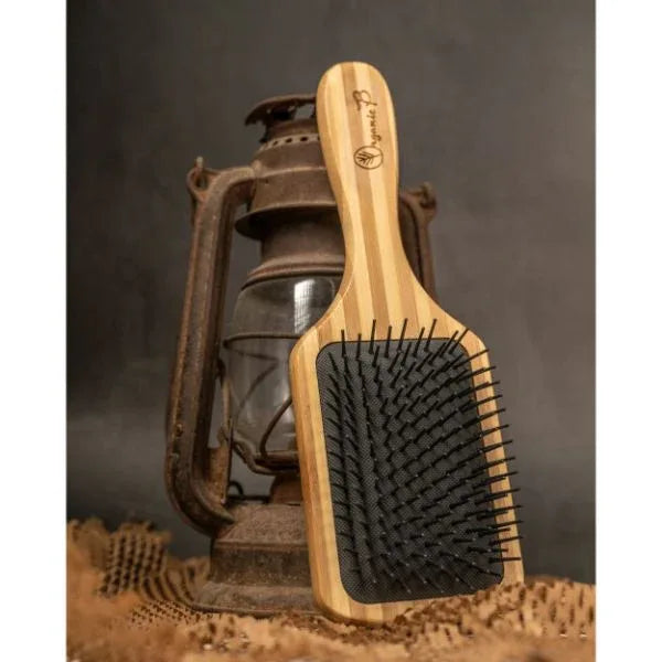 Organic B Bamboo Hair brush (Nylon Bristle)-300gm - Orgoshops